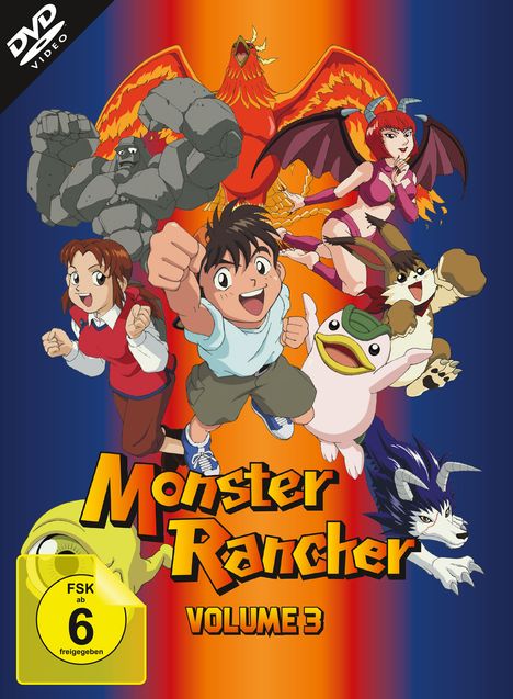 Monster Rancher Vol. 3, 4 DVDs