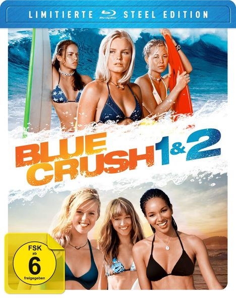 Blue Crush 1 &amp; 2 (Blu-ray im FuturePak), 2 Blu-ray Discs