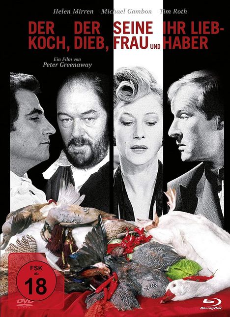 Der Koch, der Dieb, seine Frau und ihr Liebhaber (Blu-ray &amp; DVD im Mediabook), 1 Blu-ray Disc und 1 DVD