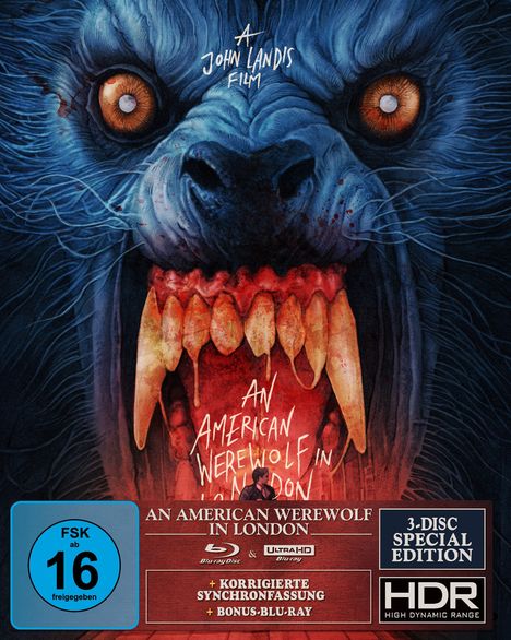 An American Werewolf in London (Special Edition) (Ultra HD Blu-ray &amp; Blu-ray), 1 Ultra HD Blu-ray und 2 Blu-ray Discs