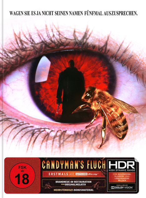 Candyman's Fluch (Ultra HD Blu-ray &amp; Blu-ray im Mediabook), 1 Ultra HD Blu-ray und 1 Blu-ray Disc