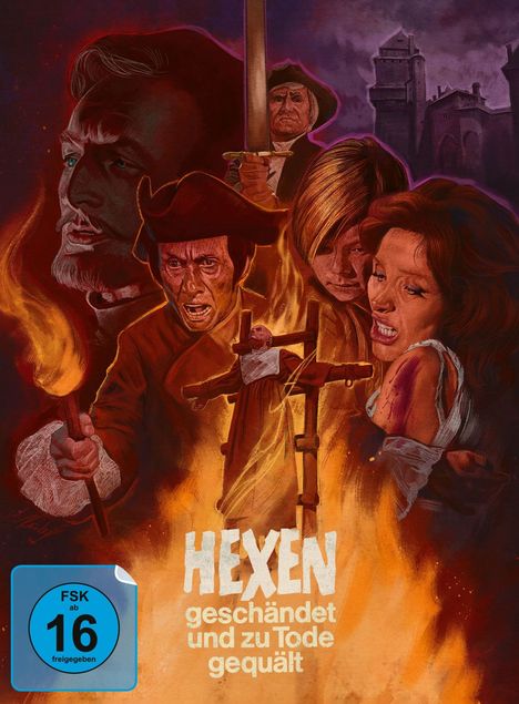 Hexen geschändet und zu Tode gequält (Ultra HD Blu-ray & Blu-ray im Mediabook), 1 Ultra HD Blu-ray und 2 Blu-ray Discs