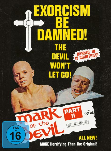 Hexen geschändet und zu Tode gequält (Ultra HD Blu-ray & Blu-ray im Mediabook), 1 Ultra HD Blu-ray und 2 Blu-ray Discs