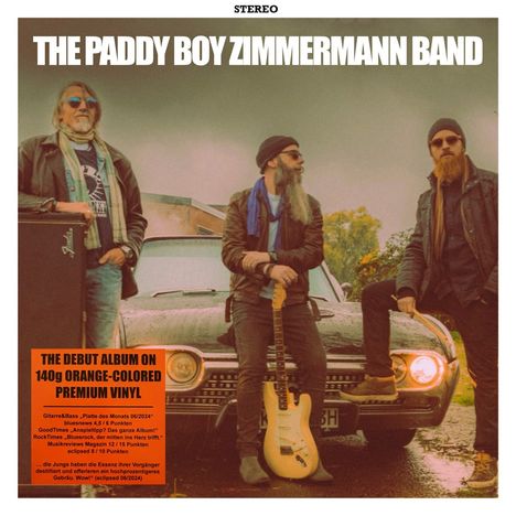 Paddy Boy Zimmermann: The Paddy Boy Zimmermann Band (Limited 140g Orange), LP