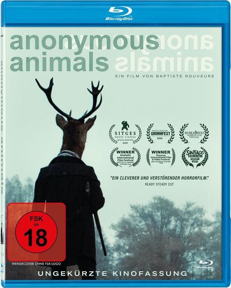 Anonymous Animals (Blu-ray), Blu-ray Disc