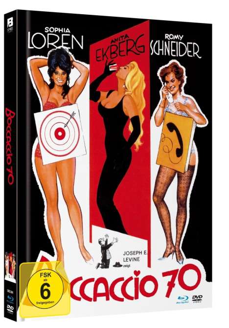 Boccaccio 70 (Blu-ray &amp; DVD im Mediabook), 1 Blu-ray Disc und 1 DVD