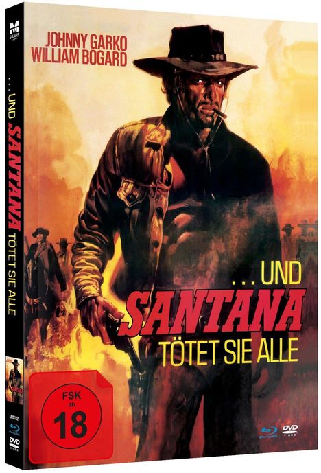 ... und Santana tötet sie alle (Blu-ray &amp; DVD im Mediabook), 1 Blu-ray Disc und 1 DVD