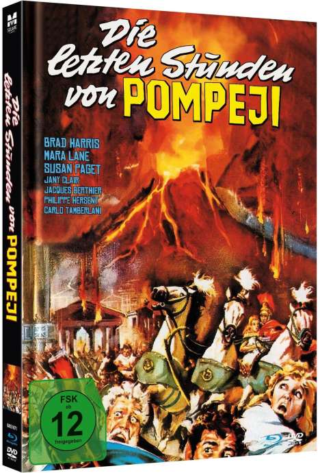 Die letzten Stunden von Pompeji (Blu-ray &amp; DVD im Mediabook), 1 Blu-ray Disc und 1 DVD