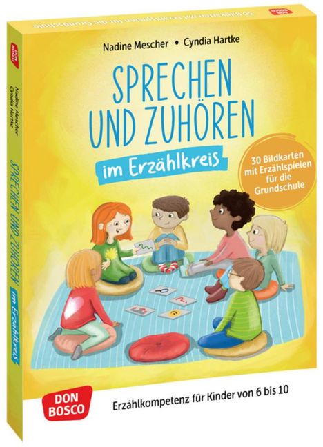 Nadine Mescher: Sprechen und Zuhören im Erzählkreis. 30 Bildkarten mit Erzählspielen für die Grundschule, Diverse