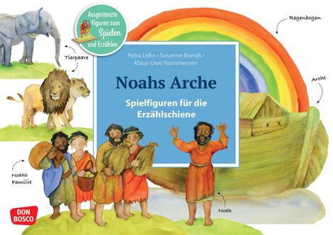 Susanne Brandt: Noahs Arche. Erzählschienen-Figurenset, 1 Buch und 1 Diverse