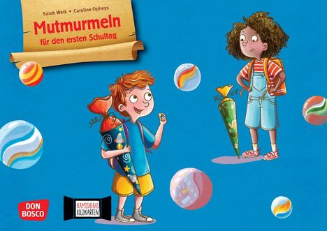 Sarah Welk: Mutmurmeln für den ersten Schultag. Kamishibai Bildkartenset, Diverse