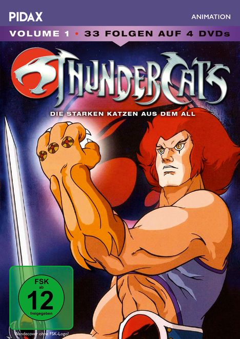 ThunderCats Vol. 1, 4 DVDs