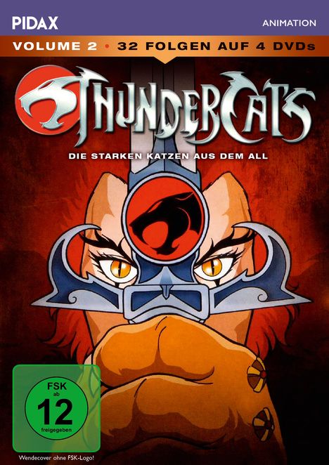 ThunderCats Vol. 2, 4 DVDs