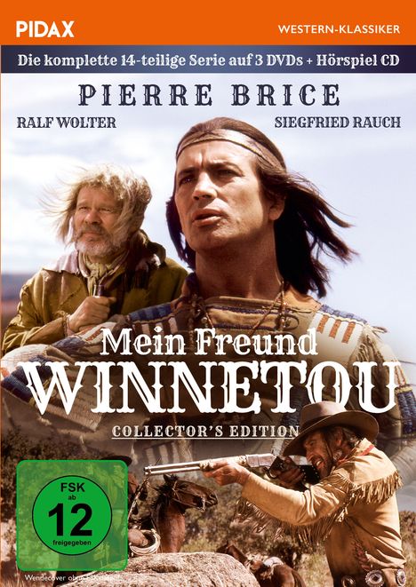 Mein Freund Winnetou (Komplette Serie) (Collector's Edition), 3 DVDs und 1 CD