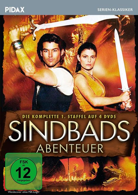 Sindbads Abenteuer Staffel 1, 4 DVDs