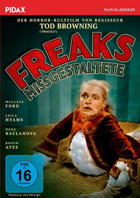 Freaks - Missgestaltete, DVD