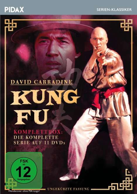 Kung Fu (Komplette Serie), 11 DVDs
