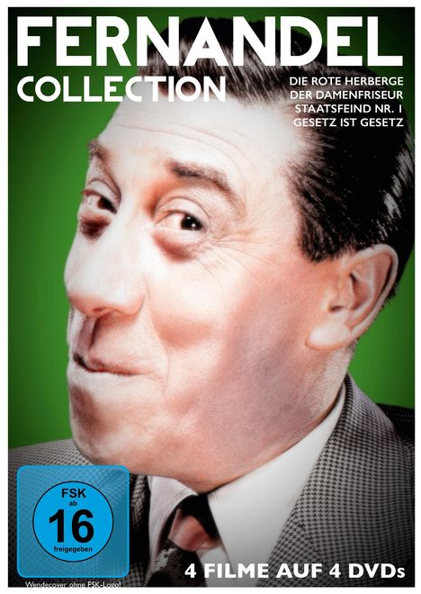 Fernandel - Collection (4 Filme), 4 DVDs