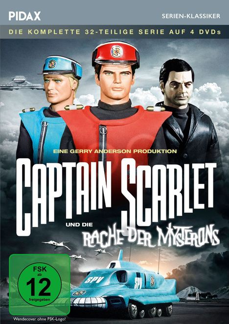 Captain Scarlet und die Rache der Mysterons, 4 DVDs