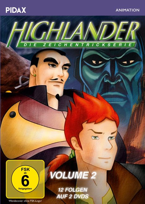 Highlander - Die Zeichentrickserie Vol. 2, 2 DVDs