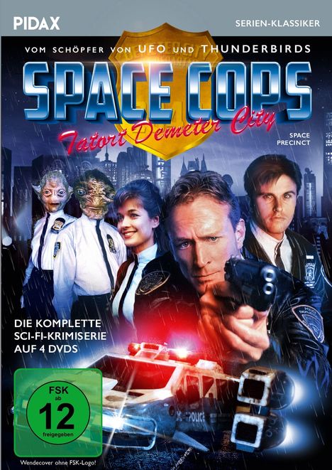 Space Cops - Tatort Demeter City (Komplette Serie), 4 DVDs