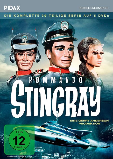 Kommando Stingray (Komplette Serie), 5 DVDs