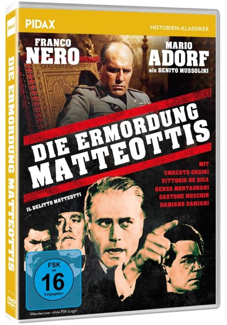 Die Ermordung Matteottis, DVD