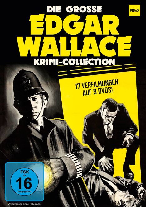 Die grosse Edgar Wallace Krimi-Collection (17 Filme auf 9 DVDs), 9 DVDs