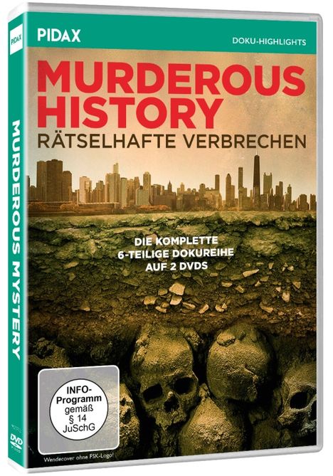 Murderous History - Rätselhafte Verbrechen, 2 DVDs