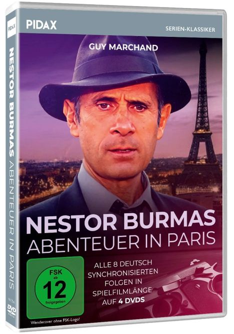 Nestor Burmas Abenteuer in Paris, 4 DVDs