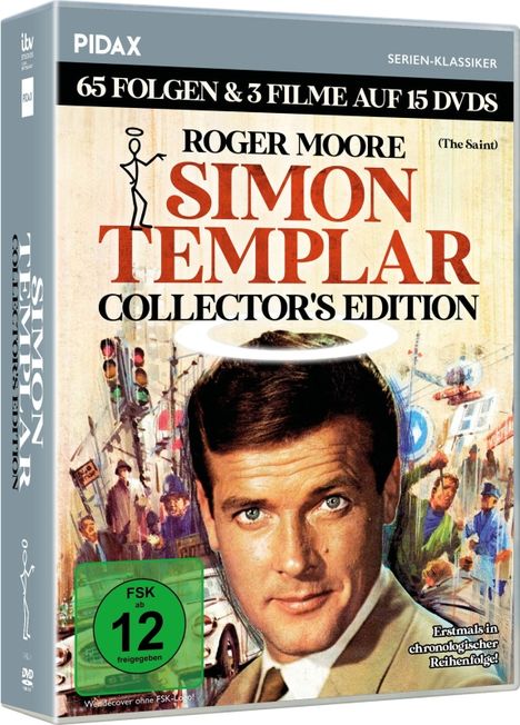 Simon Templar (Collector's Edition), 15 DVDs