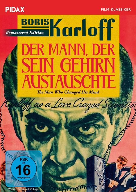 Der Mann, der sein Gehirn austauschte, DVD