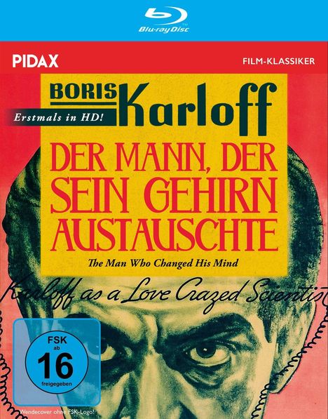Der Mann, der sein Gehirn austauschte (Blu-ray), Blu-ray Disc