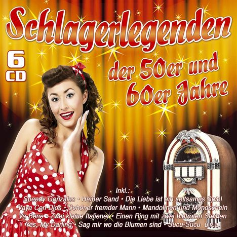 Schlagerlegenden der 50er und 60er Jahre, 6 CDs