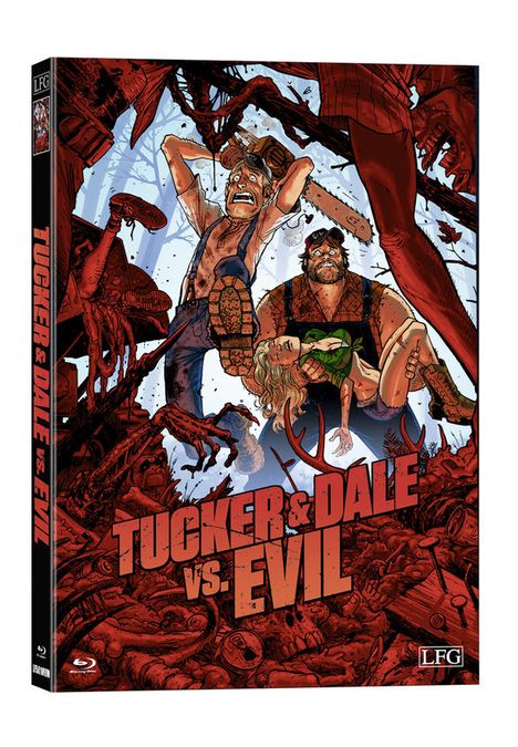Tucker &amp; Dale vs. Evil (Blu-ray &amp; DVD im wattierten Mediabook), 1 Blu-ray Disc und 1 DVD