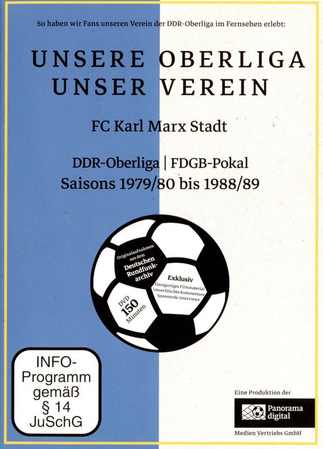 Unsere Oberliga - Unser Verein: FC Karl Marx Stadt, DVD