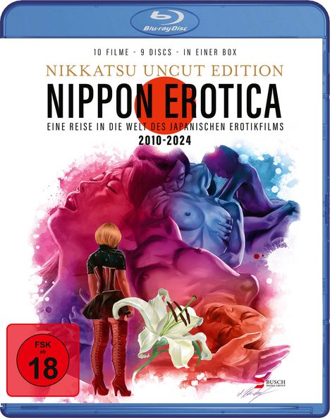 Nippon Erotica - Eine Reise in die Welt des japanischen Erotikfilms (10 Filme) (Blu-ray), 9 Blu-ray Discs