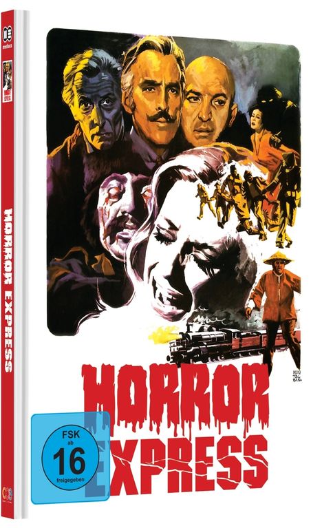 Horror Express (Blu-ray &amp; DVD im Mediabook), 1 Blu-ray Disc und 1 DVD