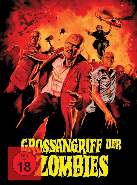 Grossangriff der Zombies (Blu-ray &amp; DVD im Mediabook), 1 Blu-ray Disc und 1 DVD