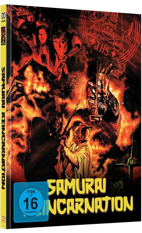 Samurai Reincarnation (Blu-ray &amp; DVD im Mediabook), 1 Blu-ray Disc und 1 DVD