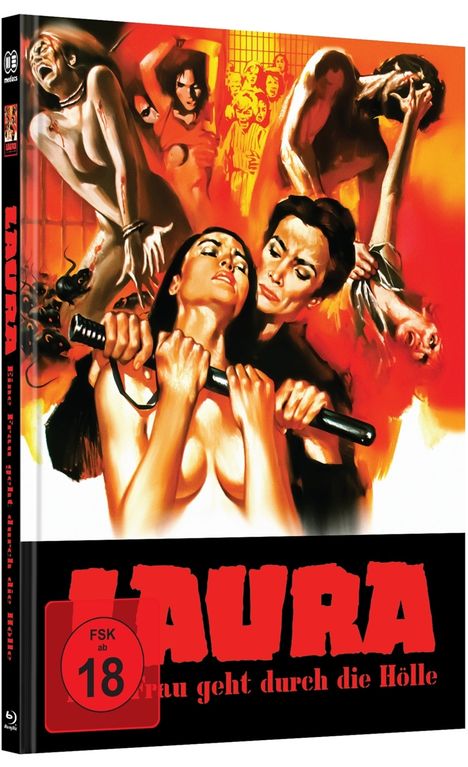 Laura - Eine Frau geht durch die Hölle (Blu-ray &amp; DVD im Mediabook), 1 Blu-ray Disc und 1 DVD