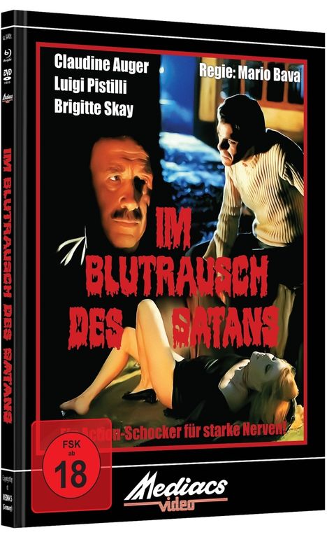 Im Blutrausch des Satans (Blu-ray &amp; DVD im Mediabook), 1 Blu-ray Disc und 1 DVD