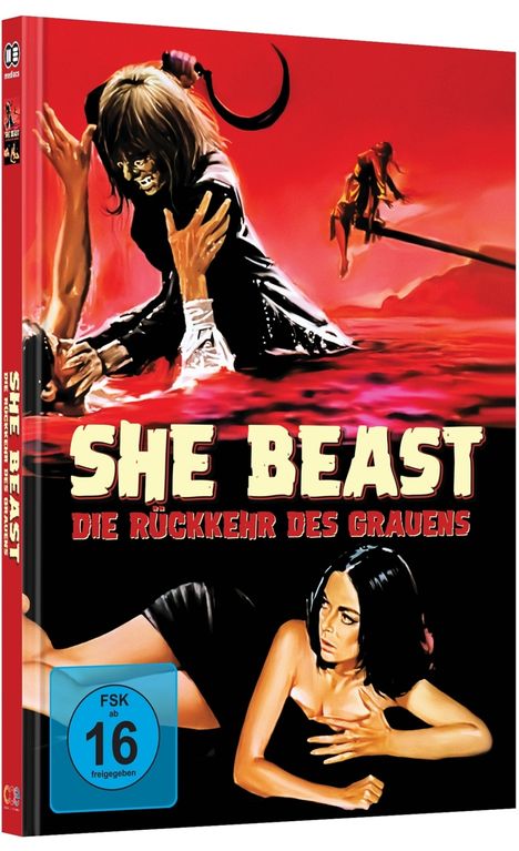 She Beast - Die Rückkehr des Grauens (Blu-ray &amp; DVD im Mediabook), 1 Blu-ray Disc und 1 DVD