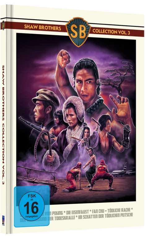 Shaw Brothers Collection Vol. 3 (Blu-ray im Mediabook), 5 Blu-ray Discs