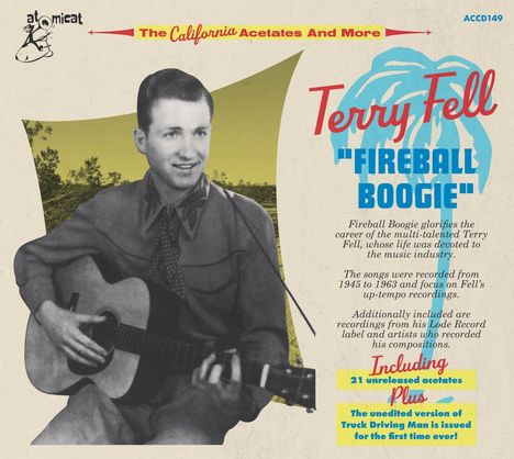 Terry Fell: Fireball Boogie - The California Acetates And More, 3 CDs