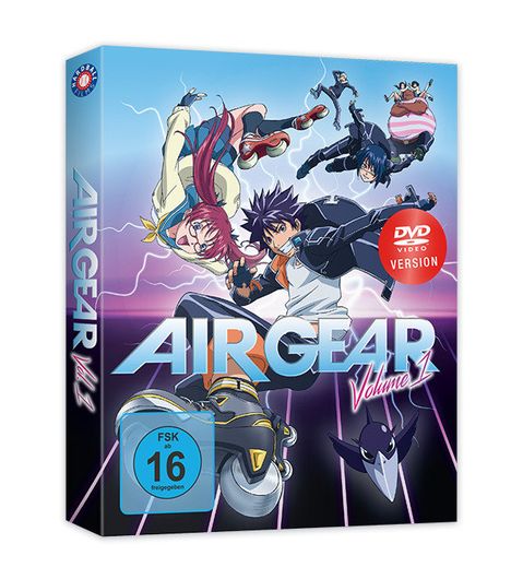 Air Gear Vol. 1, 2 DVDs