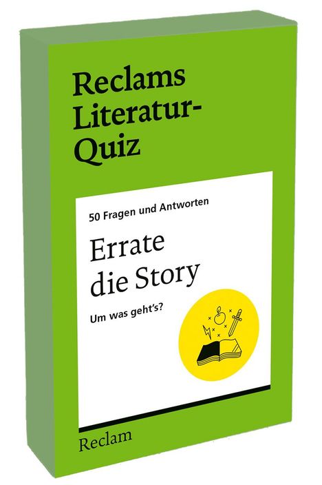 Andrea Hahn: Errate die Story. Um was geht's? 50 Fragen und Antworten für Büchermenschen, Spiele