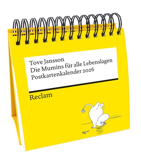 Tove Jansson: Die Mumins für alle Lebenslagen (Postkartenkalender 2026). Mit Zitaten und Illustrationen von Tove Jansson, Kalender