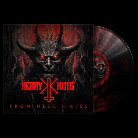Kerry King: From Hell I Rise (Black &amp; Dark Red Marbled Vinyl), LP