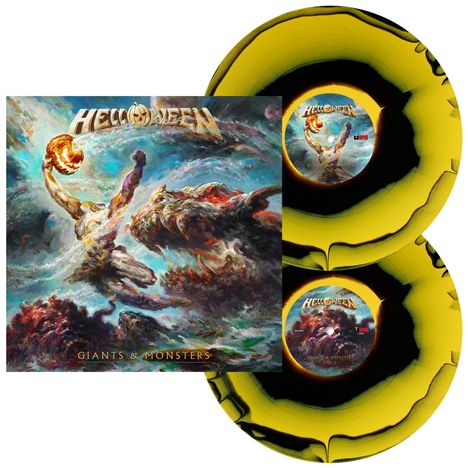 Helloween: Giants & Monsters (Giant Black Yellow Vinyl), 2 LPs